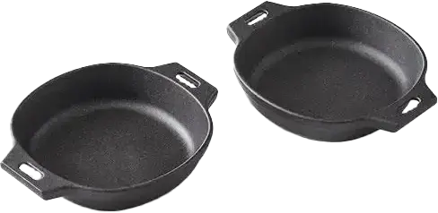 Gusseiserne Bratpfannen set 14cm