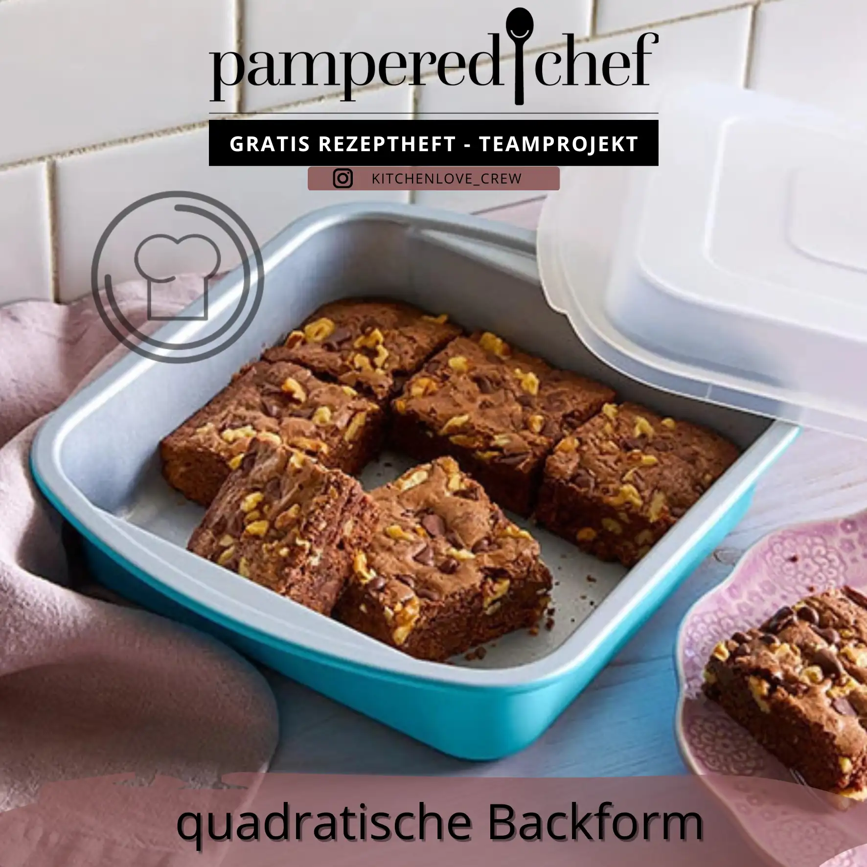 Rezepte für quadratische Backform von Pampered Chef eBook