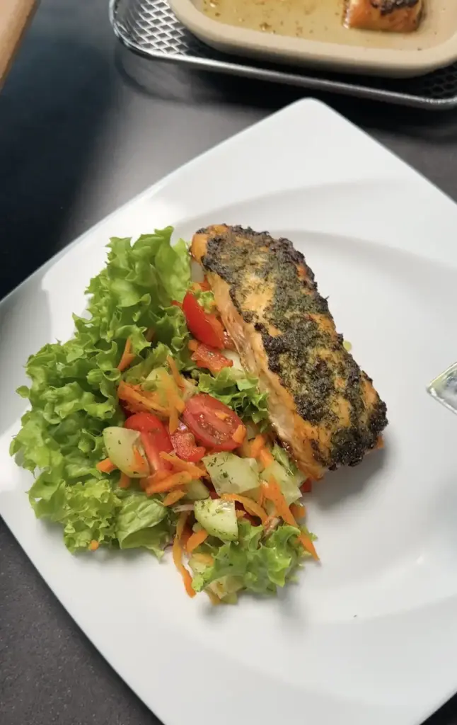 Lachs aus dem Air Fryer
