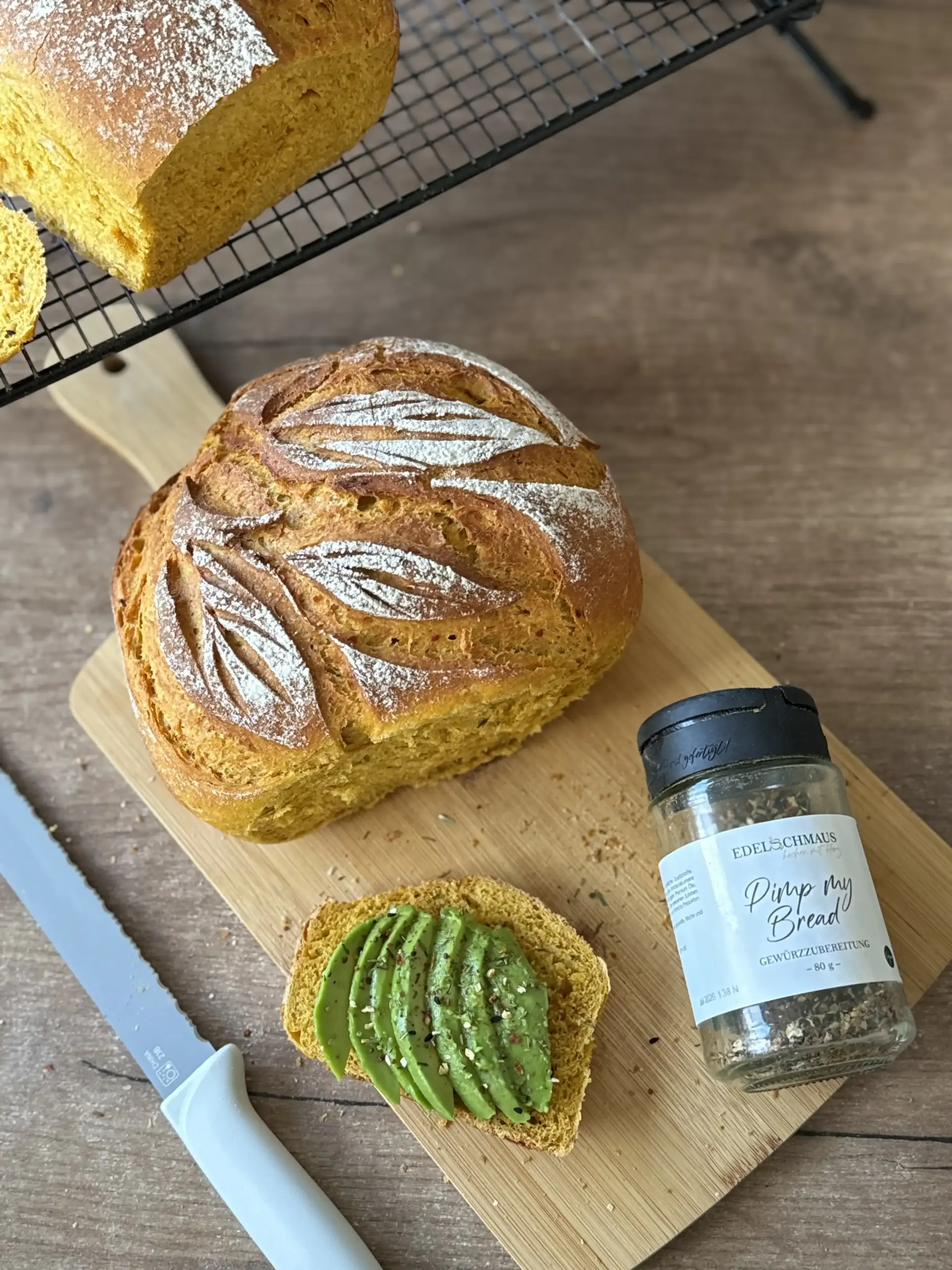 Kürbis Karotten Brot