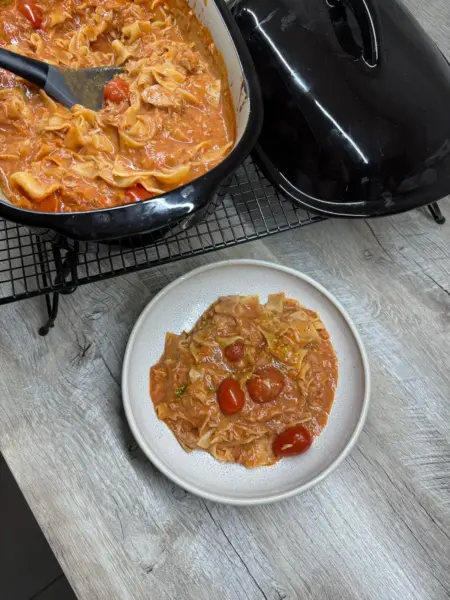 One Pot Pasta aus dem Backofen – einfach & cremig