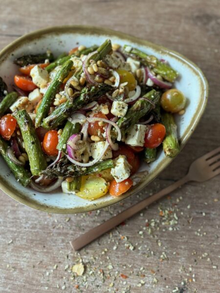 Grüner Spargelsalat