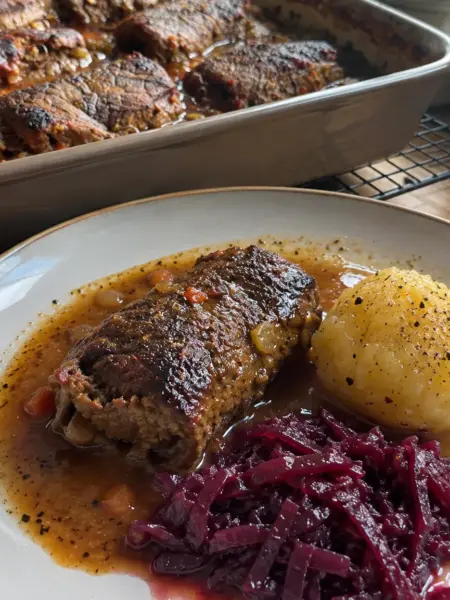 Butterzarte Rinderrouladen ohne Anbraten